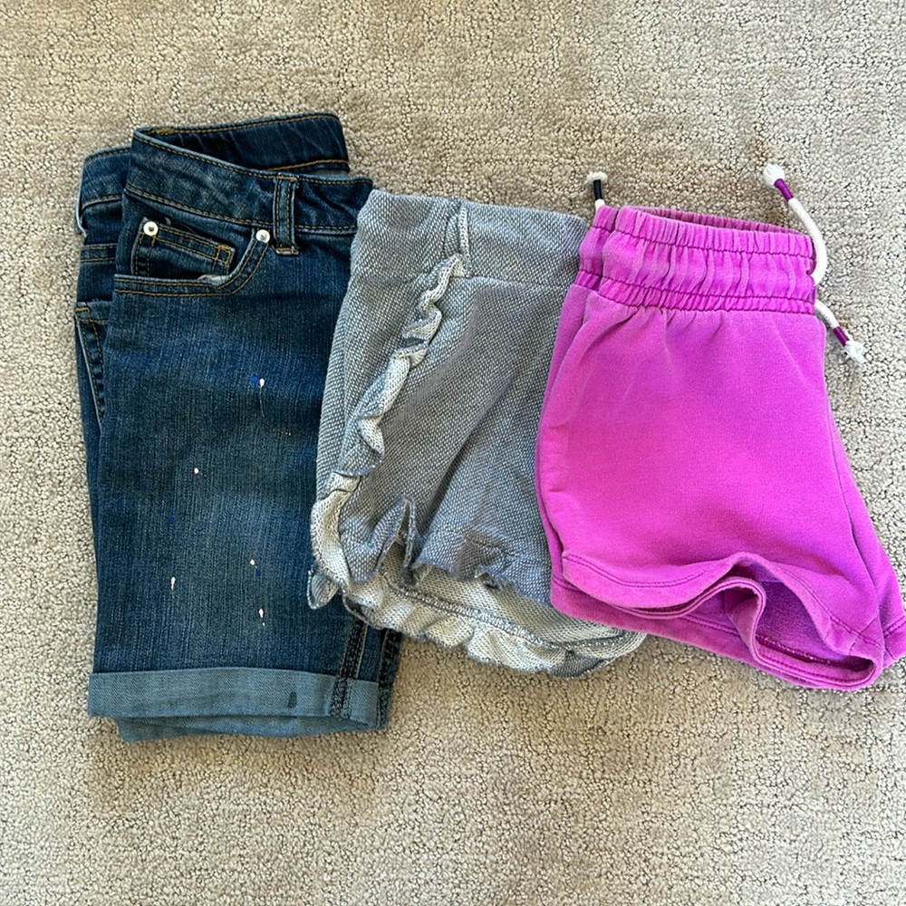 Cat & Jack Medium (7/8) Girls shorts bundle